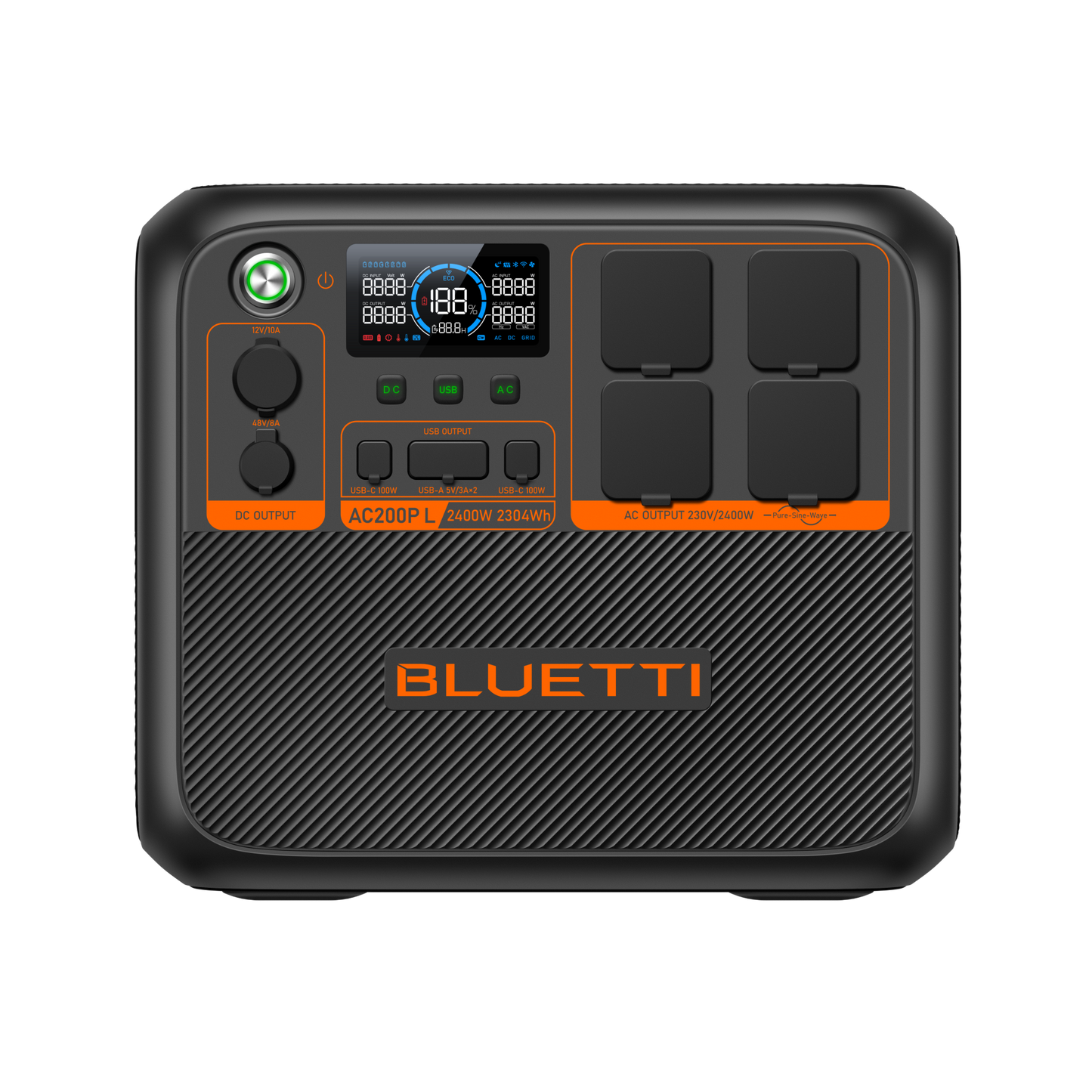 BLUETTI AC200P L Expandable Power Station | 2,400W 2,304Wh