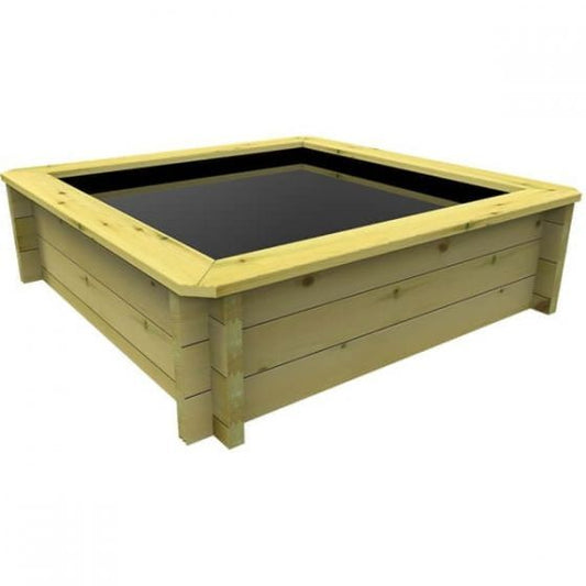 129 Gallon Square Raised Wooden Fish Pond DIY Kit 27mm