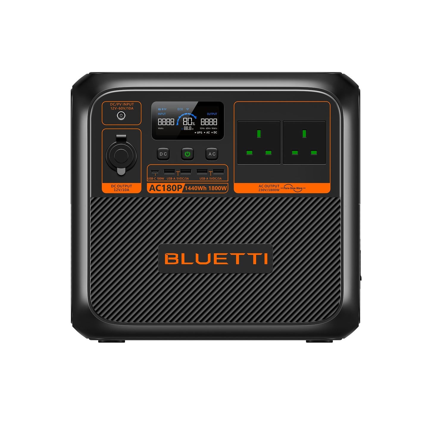 BLUETTI AC180P Portable Power Station | 1,800W 1,440Wh