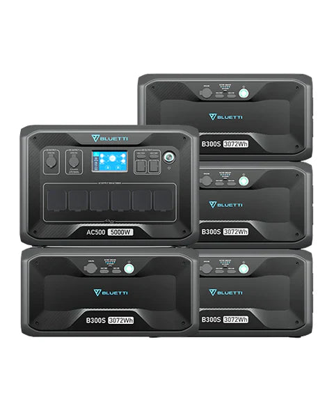 BLUETTI AC500 + B300S Home Battery Backup