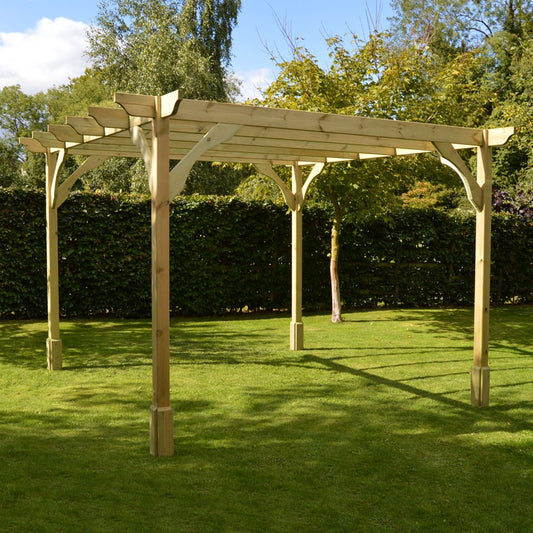 1.8m Heavy Duty Premium Wooden Garden Pergola DIY Kit