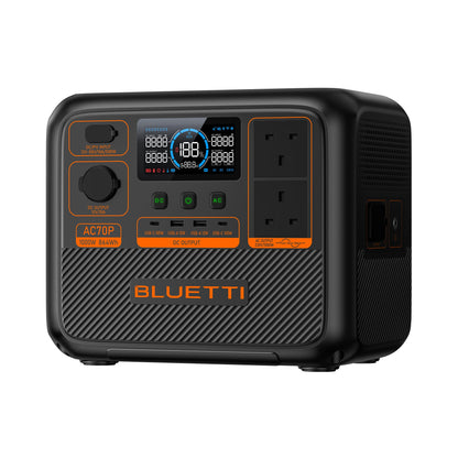 BLUETTI AC70P Portable Power Station | 1,000W 864Wh