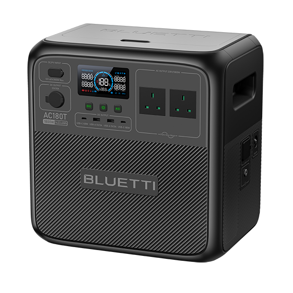 BLUETTI AC180T Solar Portable Power Station | 1,800W 1,433Wh