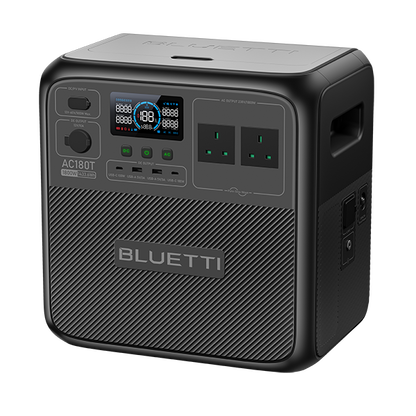 BLUETTI AC180T Solar Portable Power Station | 1,800W 1,433Wh