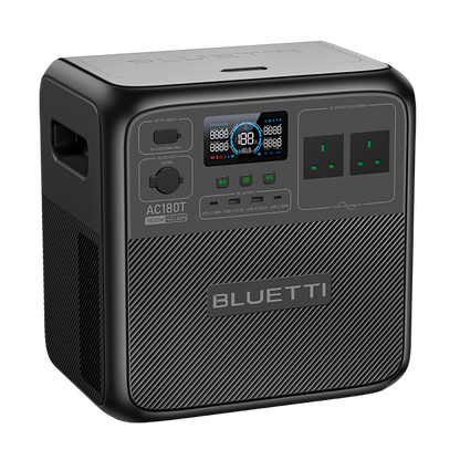 BLUETTI AC180T Solar Portable Power Station | 1,800W 1,433Wh