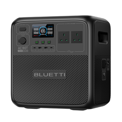 BLUETTI AC180T Solar Portable Power Station | 1,800W 1,433Wh