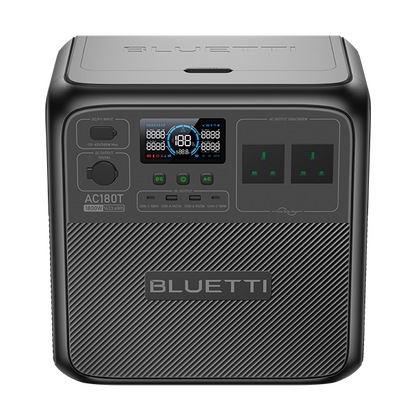 BLUETTI AC180T Solar Portable Power Station | 1,800W 1,433Wh