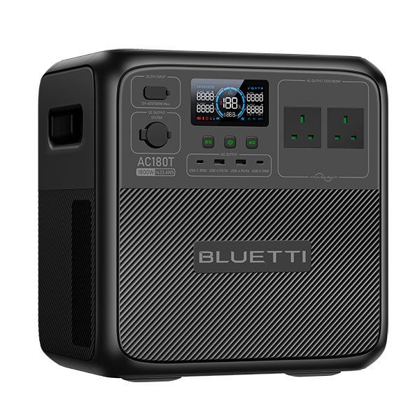 BLUETTI AC180T Solar Portable Power Station | 1,800W 1,433Wh