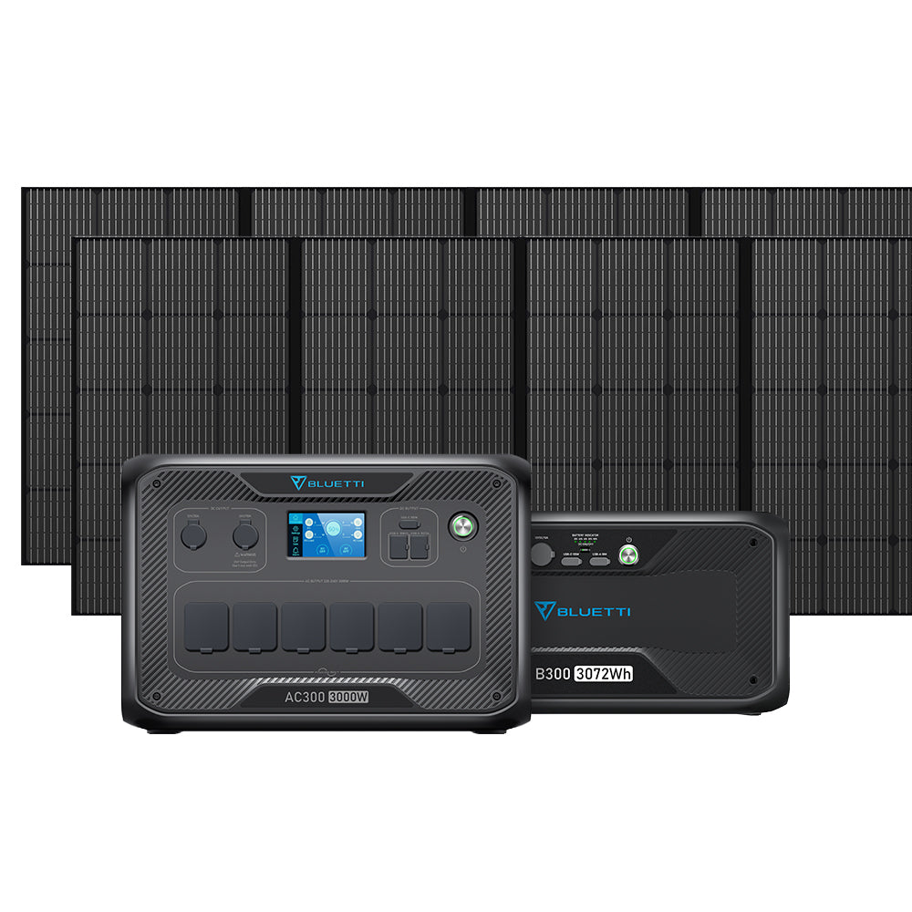 BLUETTI AC300 + B300 + PV350 Solar Generator Kit