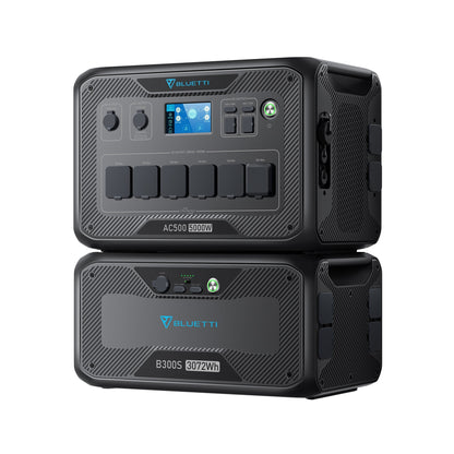 BLUETTI AC500 + B300S Home Battery Backup