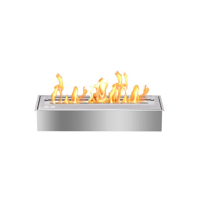 Mirage Bioethanol Rectangular Concrete Outdoor Fire Pit Table