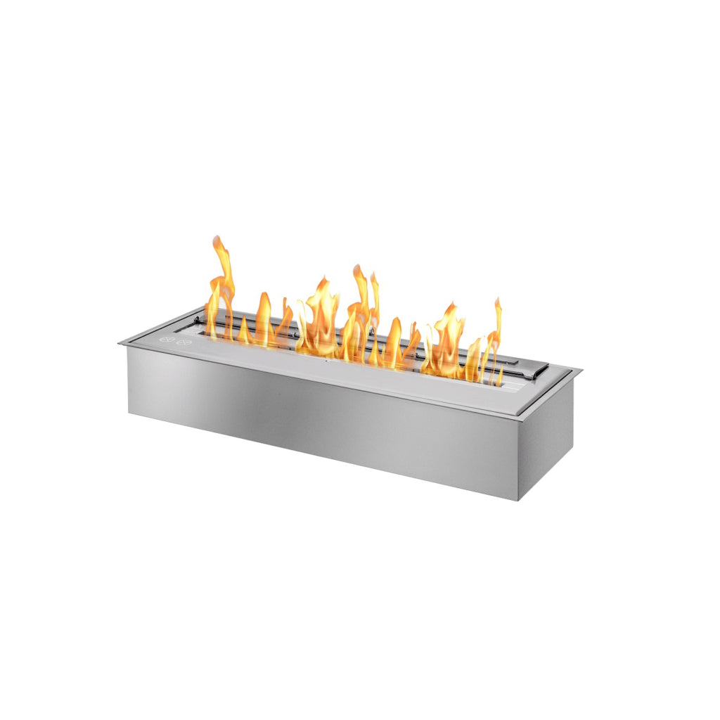 Mirage Bioethanol Rectangular Concrete Outdoor Fire Pit Table