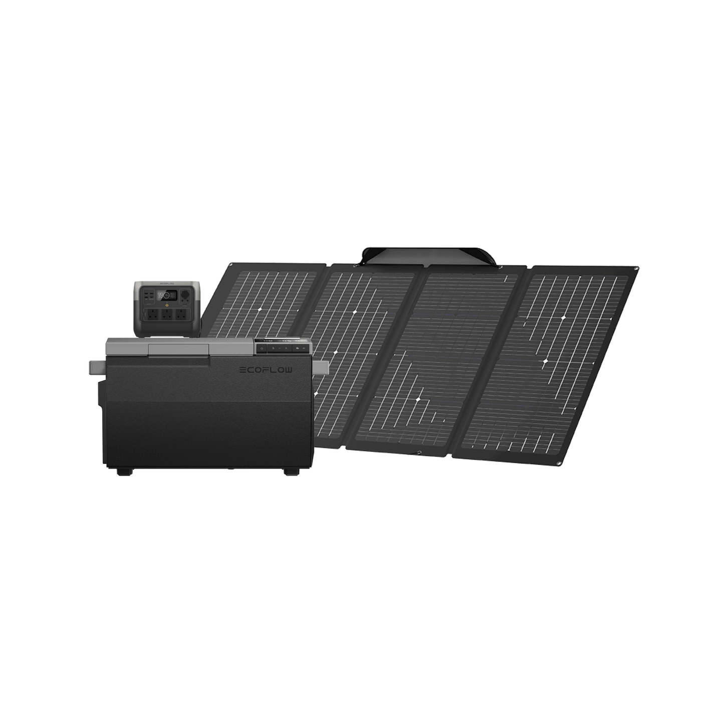 EcoFlow GLACIER + EcoFlow RIVER 2 Pro + 220W Biaficial Solar Panel