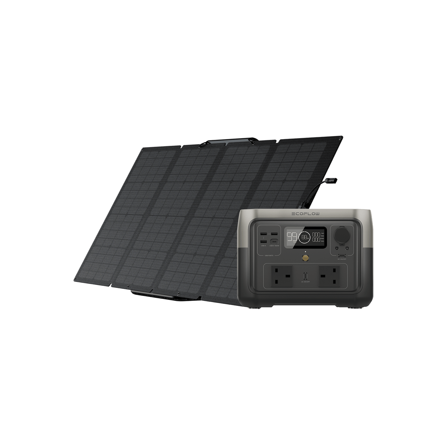 EcoFlow RIVER 2 Max Solar Generator (PV160W)