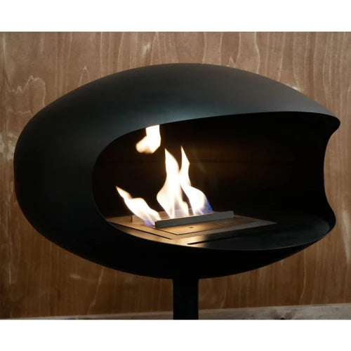 Cocoon Aeris Bioethanol Pedestal Black With Base