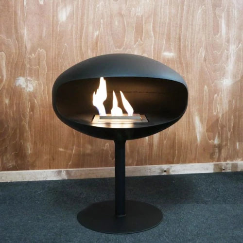 Cocoon Aeris Bioethanol Pedestal Black With Base