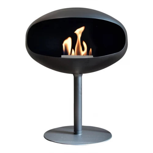 Cocoon Aeris Bioethanol Pedestal Black With Base