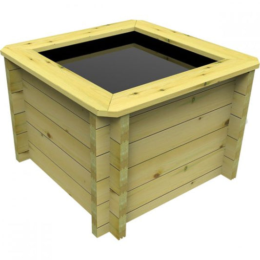 78 Gallon Square Raised Wooden Fish Pond DIY Kit 44mm